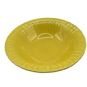 STANGL Pottery Bowl 1388‎ Yellow Vintage Mid Century